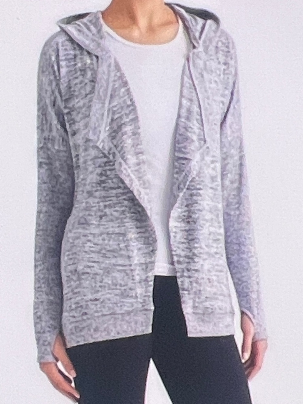 Athleta blissful wrap Hoodie Cardigan
